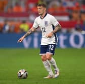 Kieran Trippier in action for England in the Euro 2024 semi-final
