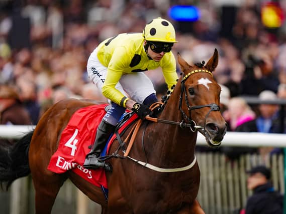 Hankelow winning the Autumn Stakes at Newmarket