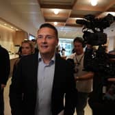 Wes Streeting arriving at the Progress conference in London