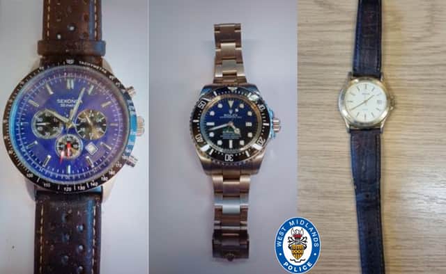 Appeal to trace owners of jewellery and watches recovered in Birmingham