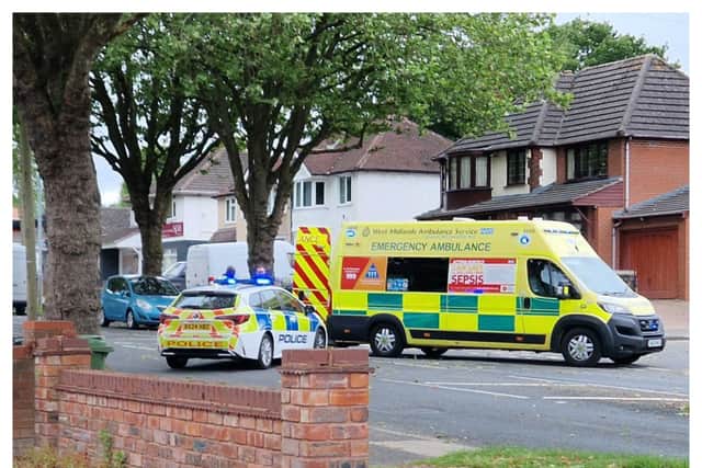 A crash has occurred on a road in Wolverhampton.