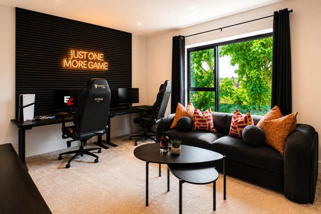It even has a dedicated gaming room