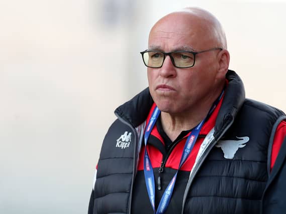 Former Bradford coach John Kear before a game