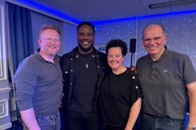 From left: guitarist Tom Morgan, singer Sir Louis, drummer Tash Buxton, and keyboard player Bill Hayes