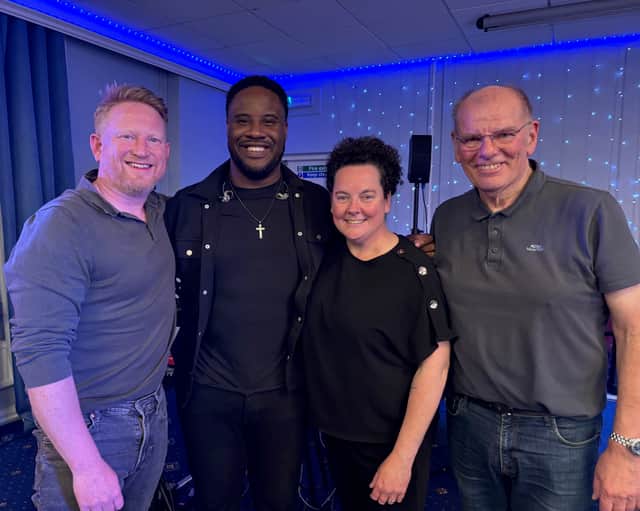 From left: guitarist Tom Morgan, singer Sir Louis, drummer Tash Buxton, and keyboard player Bill Hayes