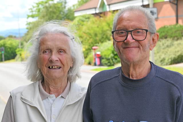 Mary and Bill Bate both said the area was a friendly and welcoming one