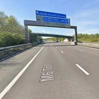Traffic warning near M6 Toll road in Staffordshire after 'accident'