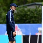 England boss Thomas Tuchel at training