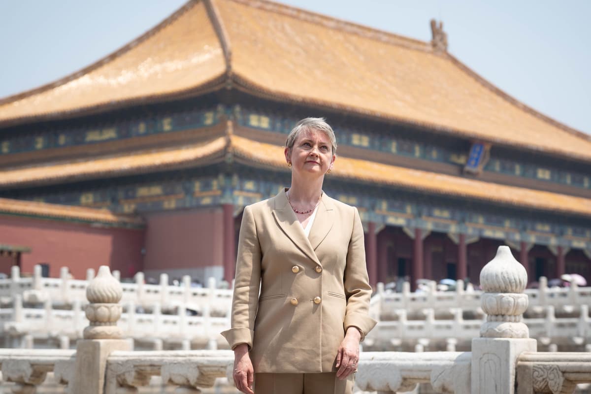Cooper accuses Tories of China ‘withdrawal’ and rejects Blair criticism