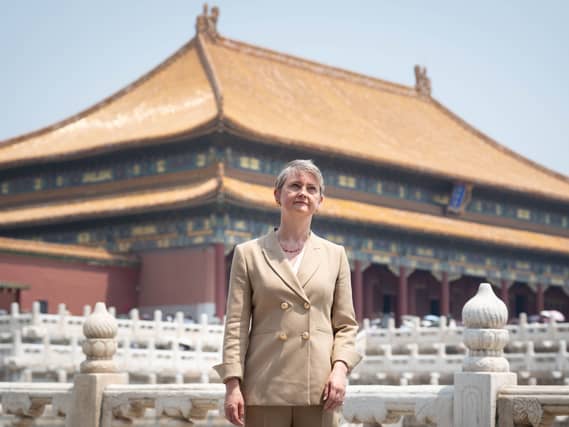 Yvette Cooper in China