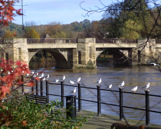 A view of Low Town Bridge from Underdale Street in Bridgnorth