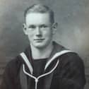 Bill Redston in the Royal Navy aged 18