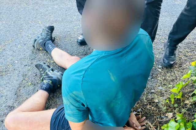 Wanted driver arrested after dramatic foot chase through Tipton