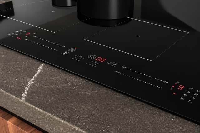 With an electric hob, you have more control