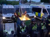Police in riot gear