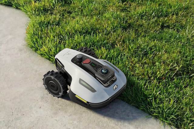 Cutting right to the edge is fine if you have paving around your lawn - it's less effective at cutting up to fenced boundaries