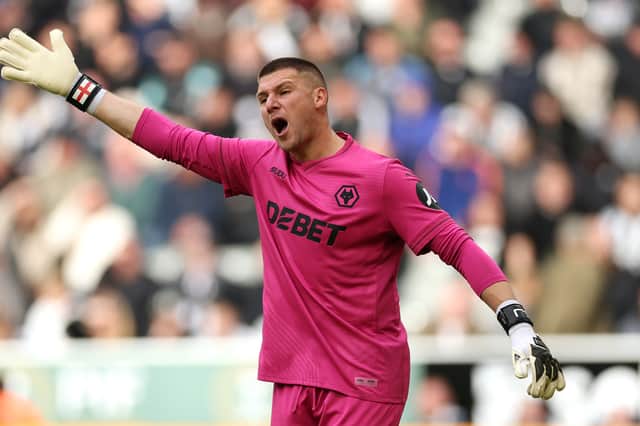 Wolves goalkeeper Sam Johnstone