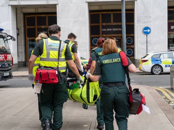 Emergency services at Canary Wharf for the largest training exercise in modern times to test response to terror attacks
