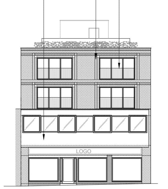 An artist's impression of how the building would look