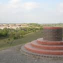 The Toposcope, Baggeridge Country Park, with Baggeridge Brickworks.