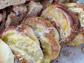 The bakery has a wide range of tasty bakes, all made freshly to traditional methods