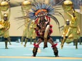 Dancers perform at the 2026 World Cup opening ceremony in Mexico City