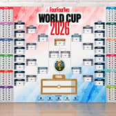 FourFourTwo's World Cup 2026 wall chart includes all 48 teams and space for predictions
