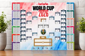 FourFourTwo's World Cup 2026 wall chart includes all 48 teams and space for predictions