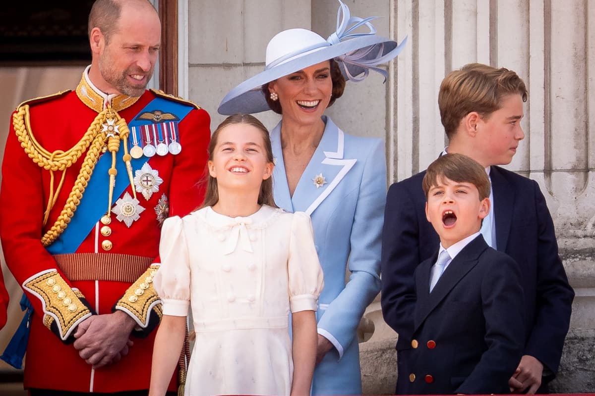 Red Arrows flypast for Trooping the Colour delights Prince Louis