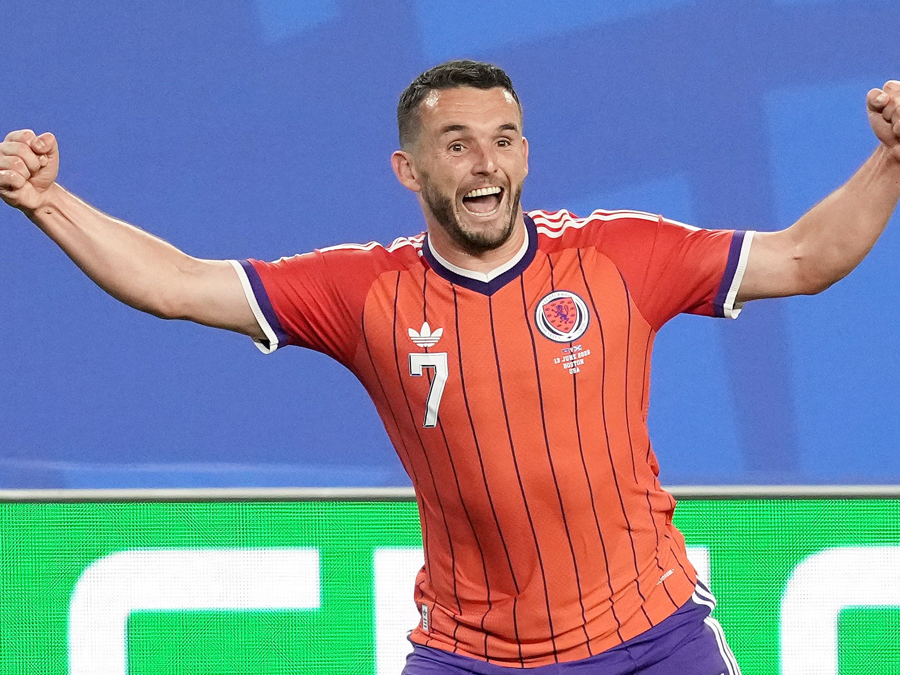 Scotland’s John McGinn at Boston Stadium