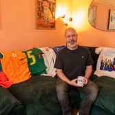 Rob Warner, who designed football shirts, including Italy's iconic 2006 World Cup winning kit.