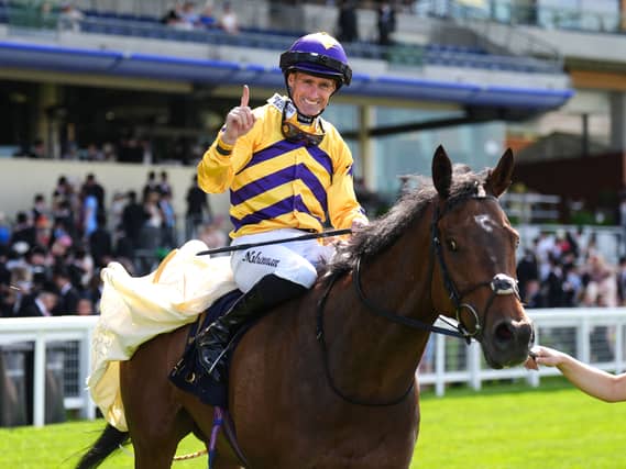 American Affair and Paul Mulrennan after winning at Royal Ascot last year