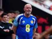 Scotland manager Steve Clarke (centre) during the friendly against Bolivia