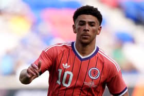 Scotland's Che Adams at Sports Illustrated Stadium