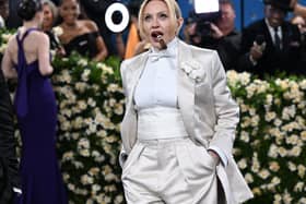 Madonna attending the Metropolitan Museum of Art Costume Institute Benefit Gala 2025 in New York