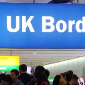 UK Border sign