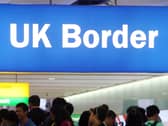 UK Border sign