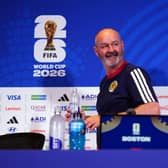 Scotland manager Steve Clarke during a press conference