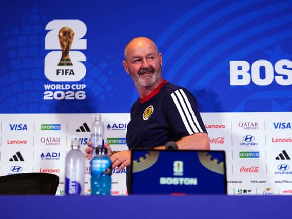 Scotland manager Steve Clarke during a press conference