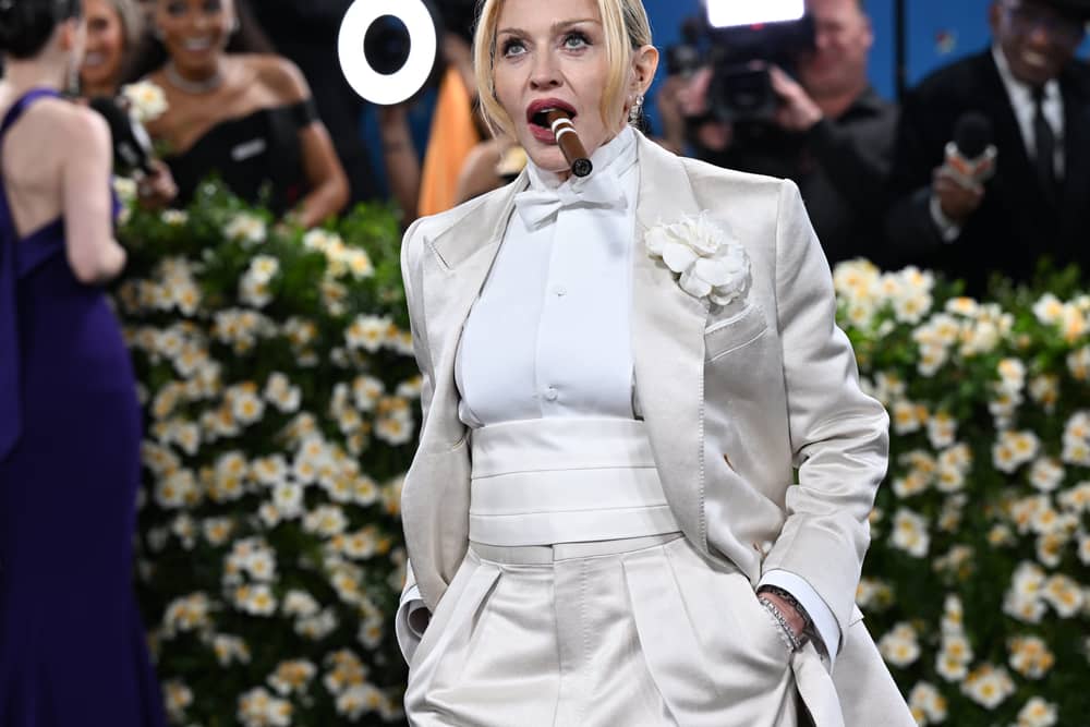 Madonna in white at the Met Gala