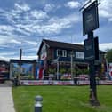 The Cabin, Sedgley, is all decked out for the World Cup tournament.