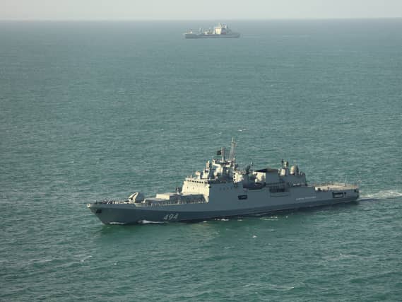 Russian navy ship Admiral Grigorovich