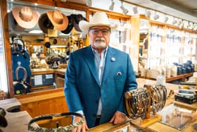 Mark Dunlap, manager at ML Leddy’s hat shop