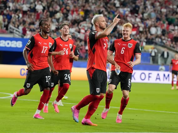 Marko Arnautovic celebrates his late penalty