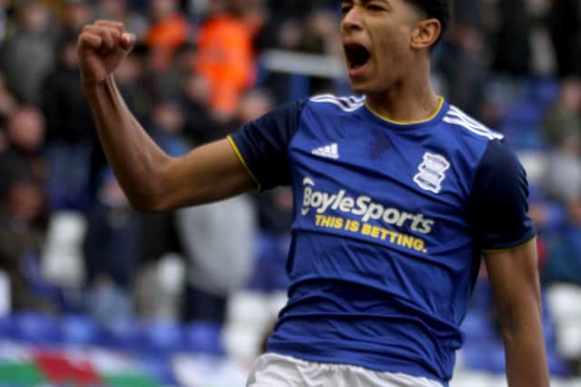 Jude Bellingham in action for Birmingham City