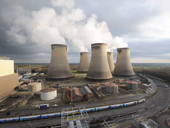 A view of Drax Power Station