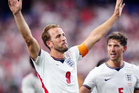 Harry Kane at the end of England's game against Croatia