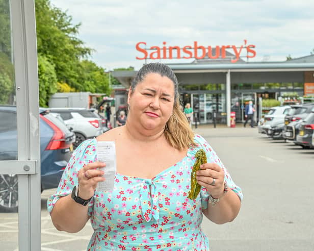 Sherwood Food Volunteer Monica Serro was handed a £150 fixed penalty