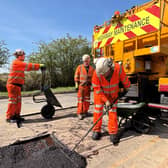 Staffordshire is adding 14 extra highways crews by the end of June to repair potholes and other road defects over the summer