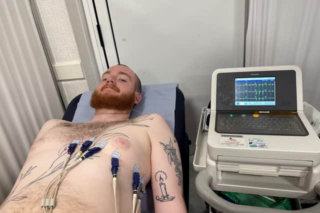 Jamie Babbington takes the test at Sutton Coldfield FC
